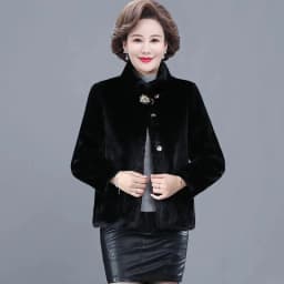 Explosions Fur Coat Women 2025 Autumn Winter New Mink Velvet Jacket Short Fur Integration Outcoat Fashion Overcoat Ladies Tops