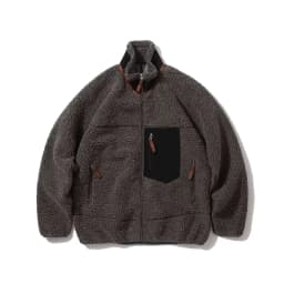Outdoor Youth Fleece Lined Zipper Jacket Fake Sheepskin Lamb Fur Collar Warm Polyester Fiber Standard Fit Autumn Winter Coat