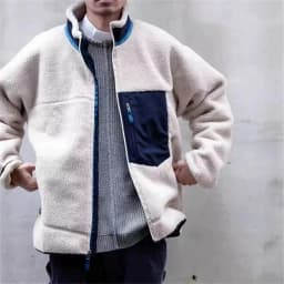 Outdoor Youth Fleece Lined Zipper Jacket Fake Sheepskin Lamb Fur Collar Warm Polyester Fiber Standard Fit Autumn Winter Coat