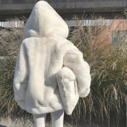 Korean Thickened Mink Velvet Coat Women Winter Clothes New Jacket Version Loose Imitation Rabbit Fur Plush Hooded Fur Coat