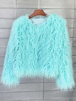 34 Colors 3XL Fur Coats Women Autumn Winter Top Fashion Faux Fur Coat Elegant Thick Warm Faux Fur Jackets For Women 2025 Top MA7
