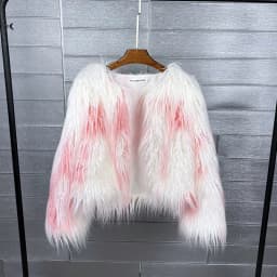 34 Colors 3XL Fur Coats Women Autumn Winter Top Fashion Faux Fur Coat Elegant Thick Warm Faux Fur Jackets For Women 2025 Top MA7
