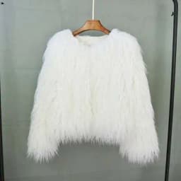 34 Colors 3XL Fur Coats Women Autumn Winter Top Fashion Faux Fur Coat Elegant Thick Warm Faux Fur Jackets For Women 2025 Top MA7