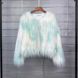 34 Colors 3XL Fur Coats Women Autumn Winter Top Fashion Faux Fur Coat Elegant Thick Warm Faux Fur Jackets For Women 2025 Top MA7