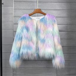 34 Colors 3XL Fur Coats Women Autumn Winter Top Fashion Faux Fur Coat Elegant Thick Warm Faux Fur Jackets For Women 2025 Top MA7