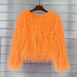 34 Colors 3XL Fur Coats Women Autumn Winter Top Fashion Faux Fur Coat Elegant Thick Warm Faux Fur Jackets For Women 2025 Top MA7
