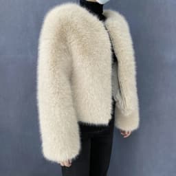 Street Fashion Luxury Faux Fur Coat Women Winter 2023 Hot Cool Girls Fluffy Short Fur Fox Jacket