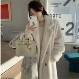 Women Long Thick Faux Fur Maxi Jacket Colorblock Autumn Winter Coat Warm Luxury Belt Fur Parkas Bontjas Furry Outerwear Coats