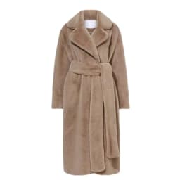 2026 Faux Fur Maxi Jacket Women Thick Belt Autumn Winter Coat Long Warm Luxury Belt Fur Black Parkas Bontjas Furry Outerwear