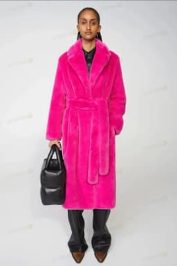 2026 Faux Fur Maxi Jacket Women Thick Belt Autumn Winter Coat Long Warm Luxury Belt Fur Black Parkas Bontjas Furry Outerwear