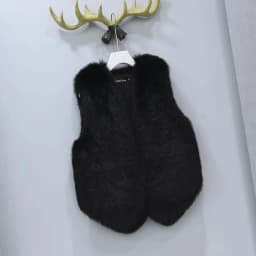 Women Fur Waistcoat Autumn Winter New Imitation Rabbit Hair With Sleeveless Shoulders Outside Horse Folder Inner Wear Vest Women