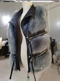 Fur Coat Women's Vest Short Clothing Autumn Winter Patchwork Slim Fashion Versatile