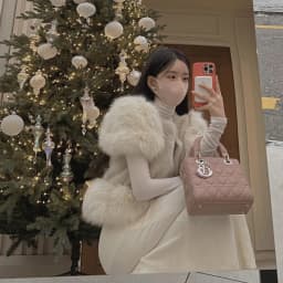 South korea Dongdaemun Autumn and Winter New Retro Sweet Fur Fur Vest Patchwork Heavy Industry Imitation Fox Fur Outerwear Women