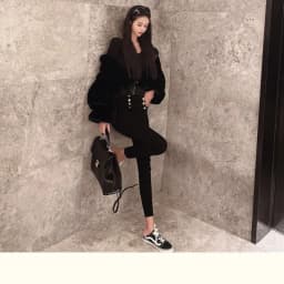 Y2k Women Soft Faux Fur Jacket Autumn Winter Cropped Jacket Black Long-sleeve Streetwear Zipper Jacket Warm Fur Coat Hooded Tops