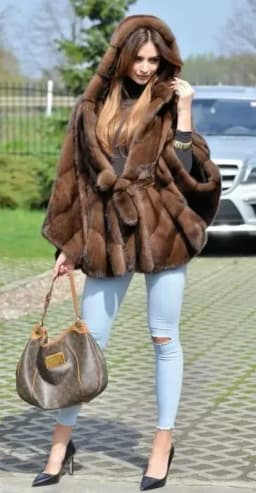 Women New Faux Fur Hooded Coat Autumn Winter Elegant Warm Quality Female Casual Lace-up Street Fashion Outwear Cloth