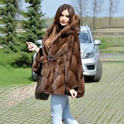 Women New Faux Fur Hooded Coat Autumn Winter Elegant Warm Quality Female Casual Lace-up Street Fashion Outwear Cloth