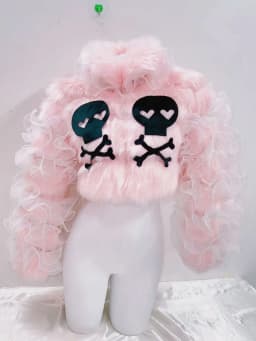 gothic clothes y2k clothes y2k fashion vintage PinkFaux Fur y2k accessories y2k Faux Fur Harajuku Faux Fur Kawaii Faux Fur