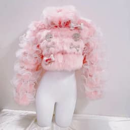 gothic clothes y2k clothes y2k fashion vintage PinkFaux Fur y2k accessories y2k Faux Fur Harajuku Faux Fur Kawaii Faux Fur