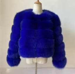 Women Autumn Winter Faux Fur Fox Coats Short Coat Jackets Elegant Jacket Furry Outerwear Party White Thick Warm Y2k Coats