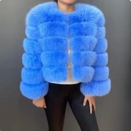 Women Autumn Winter Faux Fur Fox Coats Short Coat Jackets Elegant Jacket Furry Outerwear Party White Thick Warm Y2k Coats