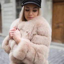 Women Autumn Winter Faux Fur Fox Coats Short Coat Jackets Elegant Jacket Furry Outerwear Party White Thick Warm Y2k Coats