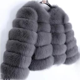 Women Autumn Winter Faux Fur Fox Coats Short Coat Jackets Elegant Jacket Furry Outerwear Party White Thick Warm Y2k Coats