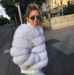 Women Autumn Winter Faux Fur Fox Coats Short Coat Jackets Elegant Jacket Furry Outerwear Party White Thick Warm Y2k Coats