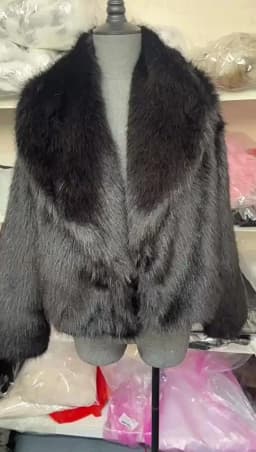 Winter Eco-Friendly Faux Mink Fur Thickened Short Coat Women's Fur Top Artificial Pelt Jacket Warm Cosy Trendy Outerwear