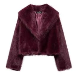 Winter Eco-Friendly Faux Mink Fur Thickened Short Coat Women's Fur Top Artificial Pelt Jacket Warm Cosy Trendy Outerwear