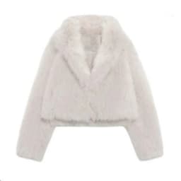 Winter Eco-Friendly Faux Mink Fur Thickened Short Coat Women's Fur Top Artificial Pelt Jacket Warm Cosy Trendy Outerwear