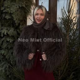 Neo Mint Winter 2025 Tassels Faux Fur Coat for Women Stylish Chic Fluffy Fur Jacket Furry Fox Fur Overcoat Girl Shaggy Outerwear