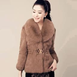 New Short Fur Coat Women Jacket 2026 Autumn Winter Imitation Rabbit Hair Short Korean Loose Thin Large Fur Collar Women Coat