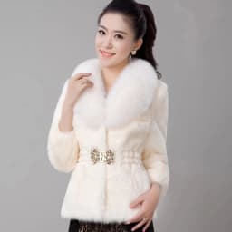 New Short Fur Coat Women Jacket 2026 Autumn Winter Imitation Rabbit Hair Short Korean Loose Thin Large Fur Collar Women Coat