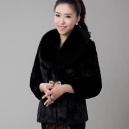 New Short Fur Coat Women Jacket 2026 Autumn Winter Imitation Rabbit Hair Short Korean Loose Thin Large Fur Collar Women Coat