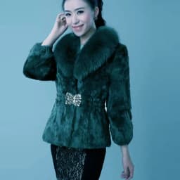 New Short Fur Coat Women Jacket 2026 Autumn Winter Imitation Rabbit Hair Short Korean Loose Thin Large Fur Collar Women Coat
