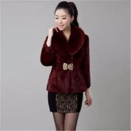 New Short Fur Coat Women Jacket 2026 Autumn Winter Imitation Rabbit Hair Short Korean Loose Thin Large Fur Collar Women Coat
