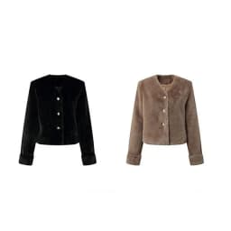 Women's Coat  Women's fur Coat New Fashion Mink fur Coat Women's Autumn and Winter new Fur Short Ladies Wind Chaebol Daughter