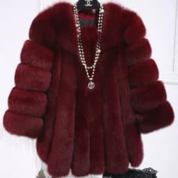 Luxury Long Faux Fox Fur Coat Women Slim Solid Color Faux Fur Jacket Women 4XL Large Size Winter Fake Fur Coats Manteau Fourrure