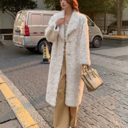 2025 New Fur Coat Lamb Fur Fur Integrated Winter Clothing Loose Warm Small Lake Sheep Knee Long Coat