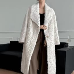 2025 New Fur Coat Lamb Fur Fur Integrated Winter Clothing Loose Warm Small Lake Sheep Knee Long Coat