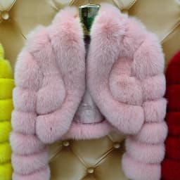 Warm Faux Fur Coats Women Short Overcoats Loose O Neck Long Sleeves Covered Button Straight Work Y2k Casual 2026 Autumn Winter