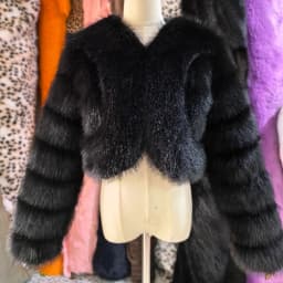 Warm Faux Fur Coats Women Short Overcoats Loose O Neck Long Sleeves Covered Button Straight Work Y2k Casual 2026 Autumn Winter