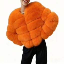 Autumn Winter Faux Fur Fox Coats Women Short Yellow Coat Jackets Elegant Jacket Punk Outerwear Party White Thick Warm Y2k Coats