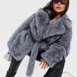 HOOOFUR New Silver Fox Fur Faux Feather Underwear Women'S Fake Fur Coat Sexy Fur Skirt Styles Can Be Customized Plus size