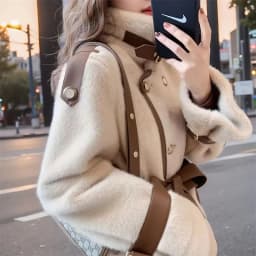 Women Winter Long Fur Coat High-end Fashion Temperament New Double Breasted Fluffy Windbreaker Thicken Warm Fur Jacket Outwear