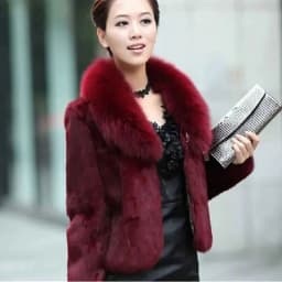Korean Women Long Sleeved Fur Jacket 2025 Ladies High End Faux Fur Short Coat Winter Female Fashion Large Size 5XL Plush Outwear