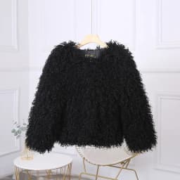 TARUXY Fashion Luxury Cropped Faux Fur Coat Women's Winter 2025 Ins Hot Fluffy Short Faux Fur Jacket Street Style Warm Outwear