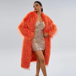 Faux Fur Women Long Coats Jackets Turn Down Collar Coat Thick Warm Y2k Streetwear Jacket Work Outerwear Autumn Winter 2025