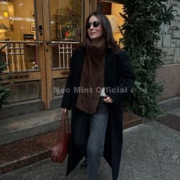 Neo Mint Eco Mink Fur Tank Top Sleeveless Jacket Coat Women 2025 Brand Fashion Faux Fur Sable Vest Crop Autumn Winter Turtleneck