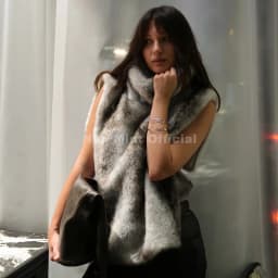 Neo Mint Eco Mink Fur Tank Top Sleeveless Jacket Coat Women 2025 Brand Fashion Faux Fur Sable Vest Crop Autumn Winter Turtleneck